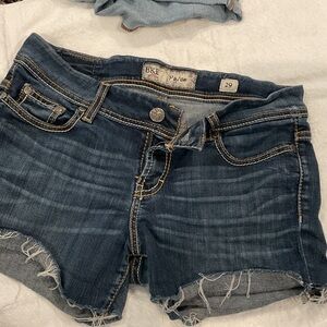 BKE Women's Dark Blue Jean Shorts